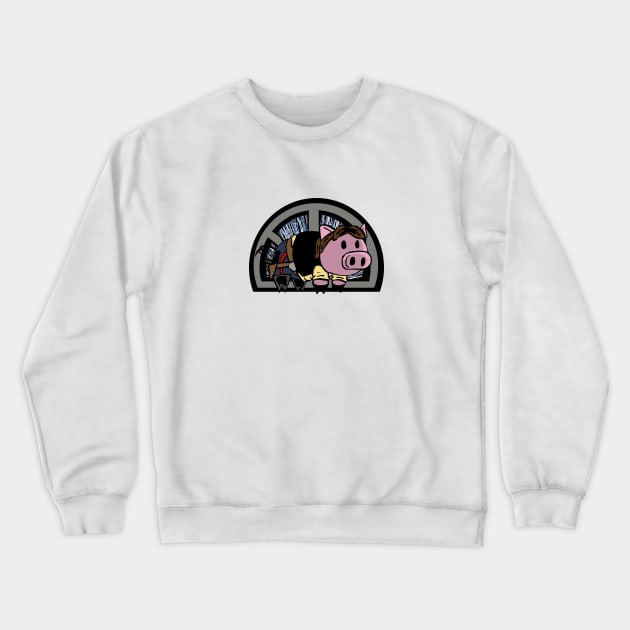 Ham solo in space! Crewneck Sweatshirt by Undeadredneck